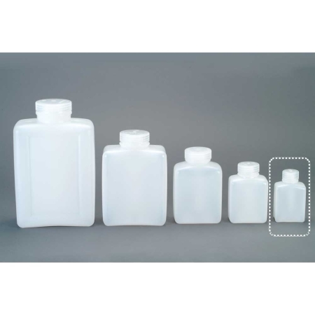 Nalgene  HDPE Rectangle WM Bottle 125ml White