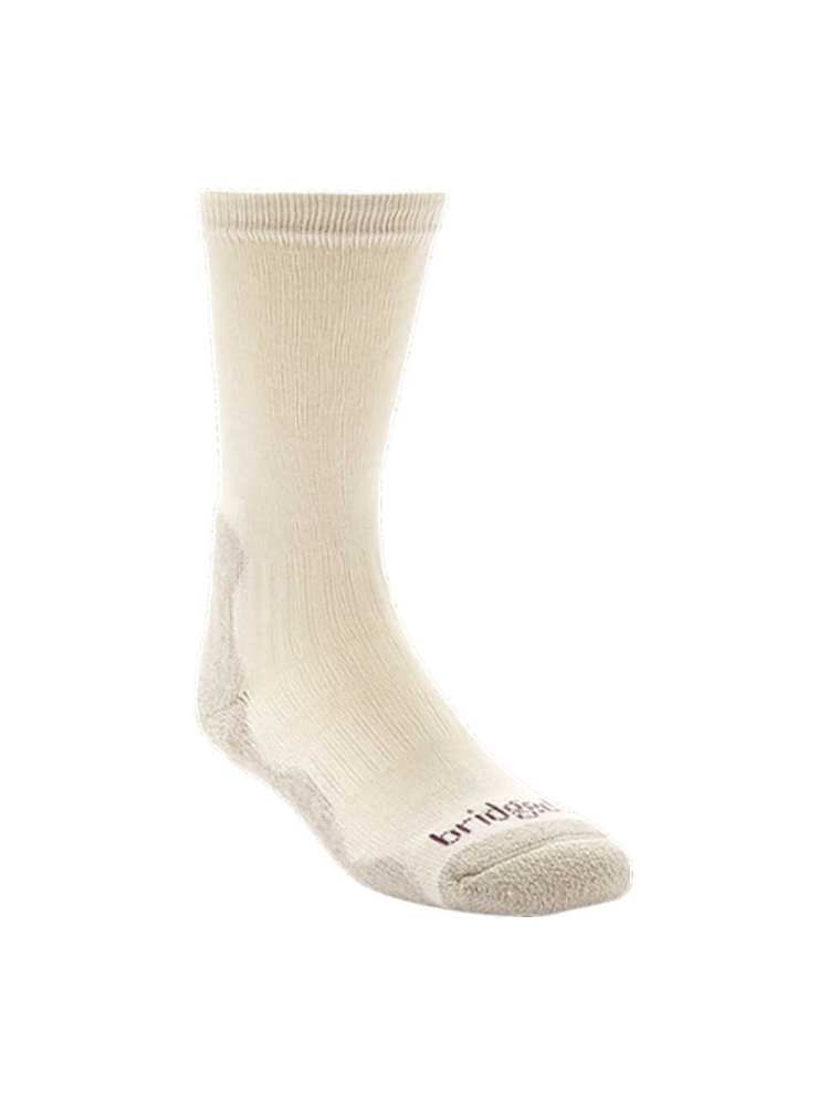 Bridgedale Bamboo Crew Women's Stone B617-stone sokken online bestellen bij Kathmandu Outdoor & Travel