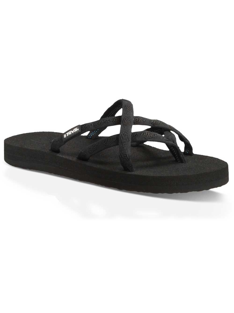 Teva Olowahu Women's MIX BLACK ON BLACK 6840-MBOB slippers online bestellen bij Kathmandu Outdoor & Travel