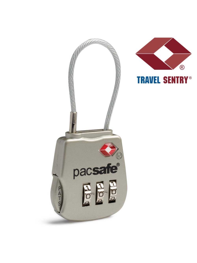 Pacsafe Pacsafe Prosafe 800 TSA lock 10250705 reisaccessoires Pacsafe Prosafe 800 TSA lock Silver 10250705 reisaccessoires online bestellen bij Kathmandu Outdoor & Travel