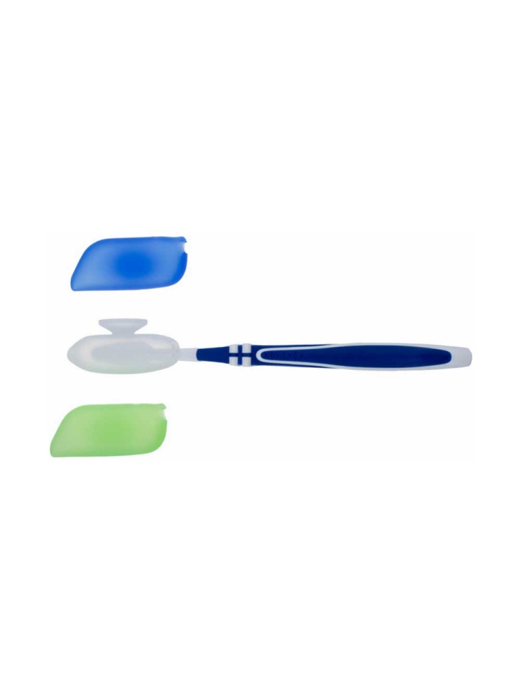 Rubytec Octo Toothbrush Cover 3st Green/Blue/White RU54390 toiletartikelen online bestellen bij Kathmandu Outdoor & Travel
