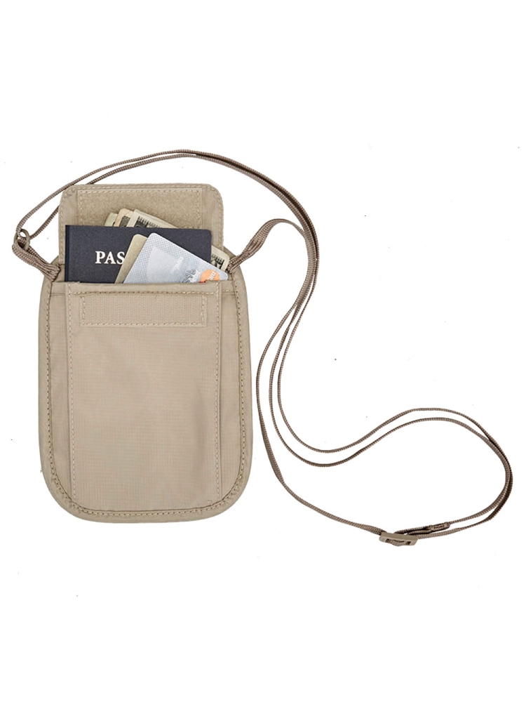 Eagle Creek RFID Blocker Neck Wallet Tan EC041177055 reisaccessoires online bestellen bij Kathmandu Outdoor & Travel