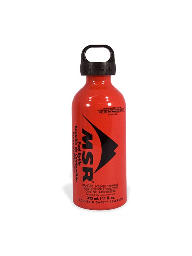 Msr Fuel bottle 325ml Childproof cap Red 09425 branders online bestellen bij Kathmandu Outdoor & Travel