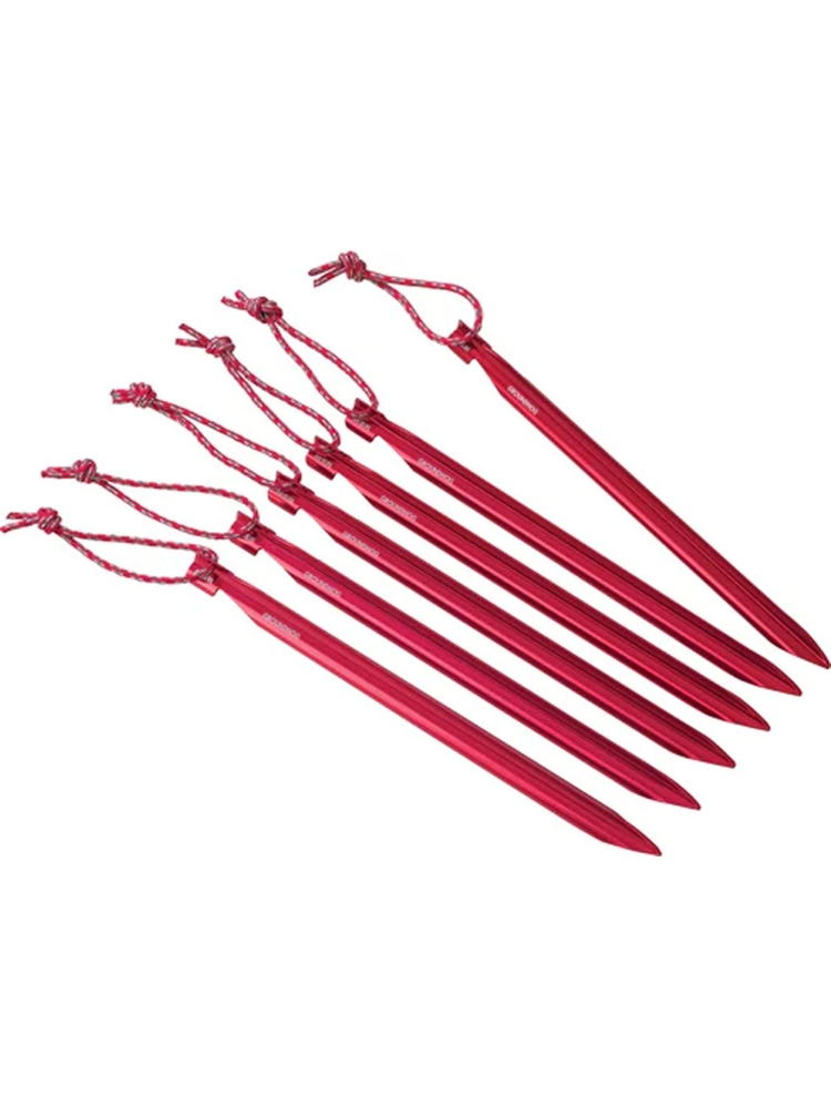 Msr Groundhog Tent Stakes (6 stuks) . 05807 tenten online bestellen bij Kathmandu Outdoor & Travel