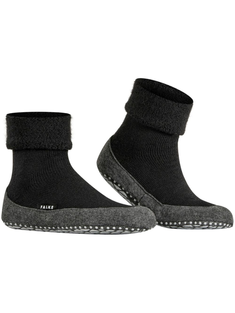Falke Cosyshoes Zwart 16560-3000 pantoffels en huissokken online bestellen bij Kathmandu Outdoor & Travel