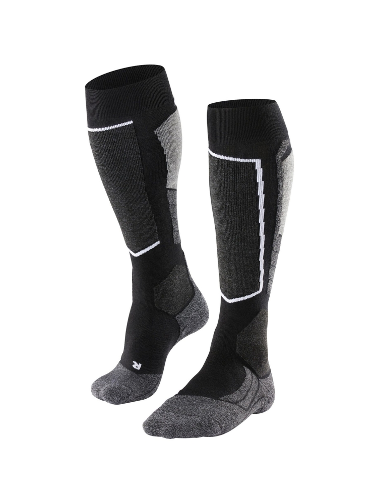 Falke Falke SK2 Intermediatie 16522-3010 sokken Falke SK2 Intermediatie Black 16522-3010 sokken online bestellen bij Kathmandu Outdoor & Travel