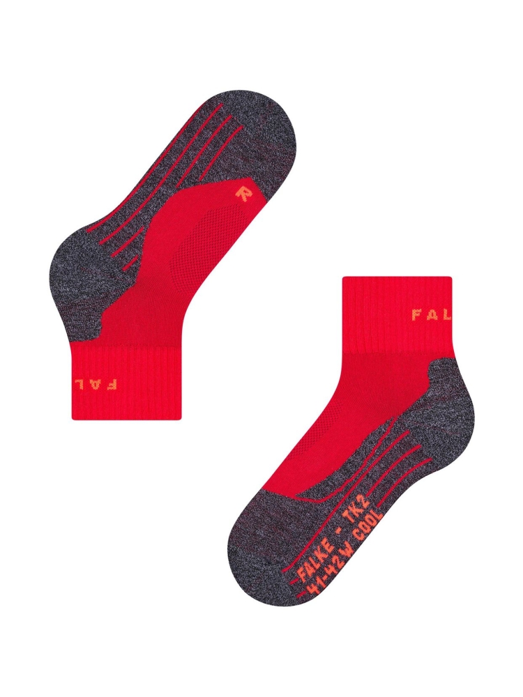 Falke Falke TK2 Short Cool Women's 16155-8564 sokken Falke TK2 Short Cool Women's rose 16155-8564 sokken online bestellen bij Kathmandu Outdoor & Travel