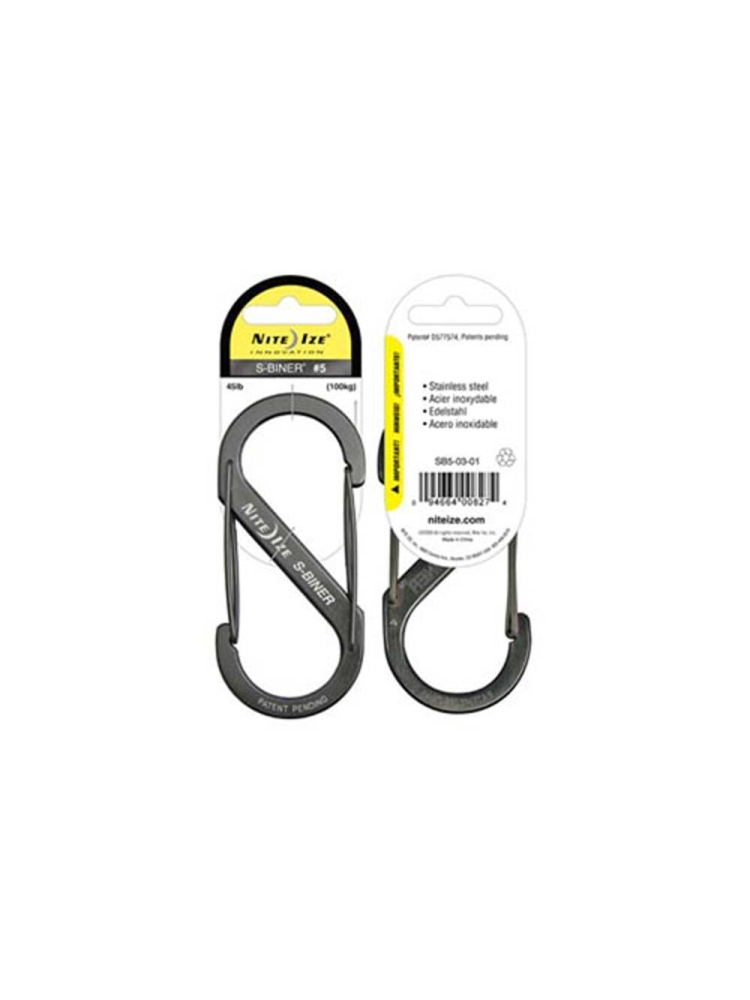 Nite-Ize S-Biner nr 5 Black NI SB5-03-01 gadgets en handigheden online bestellen bij Kathmandu Outdoor & Travel