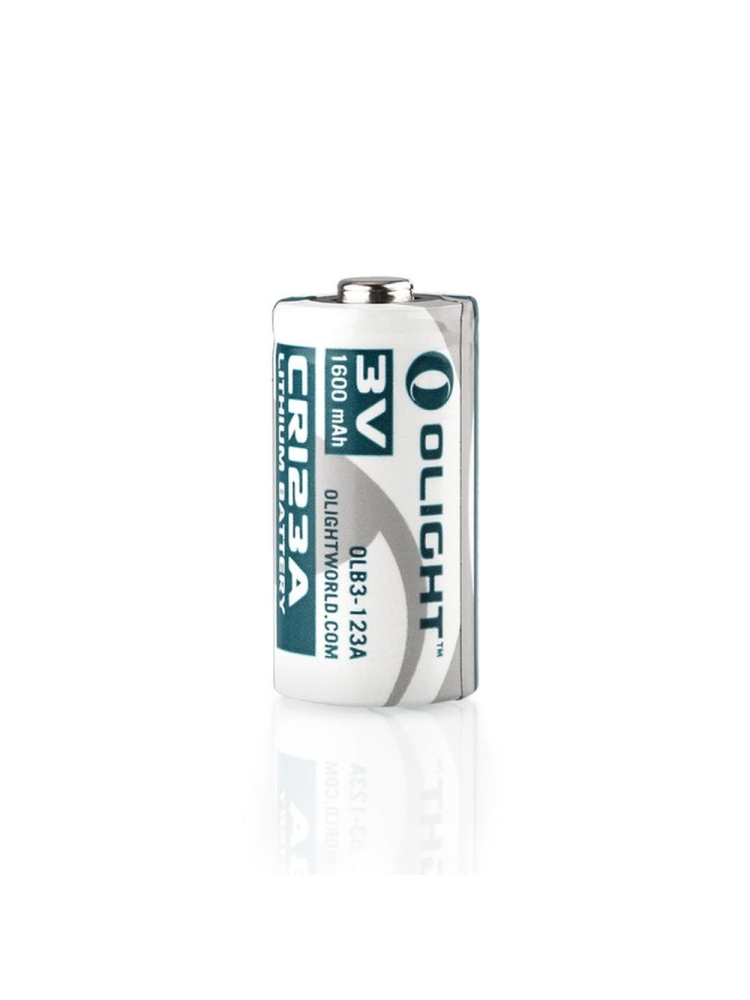Olight Lithium-Ion CR123A 3V 1600mAh . OL CR123A energie & electronica online bestellen bij Kathmandu Outdoor & Travel