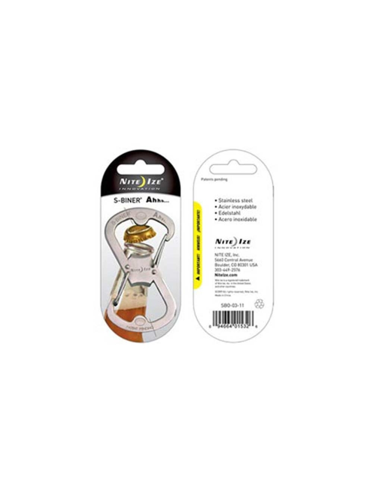 Nite-Ize S-Biner Ahhh RVS NI SBO-03-11 gadgets en handigheden online bestellen bij Kathmandu Outdoor & Travel