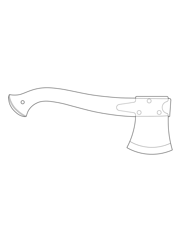 Morakniv Camping Axe . MO 1-1991 messen & tools online bestellen bij Kathmandu Outdoor & Travel