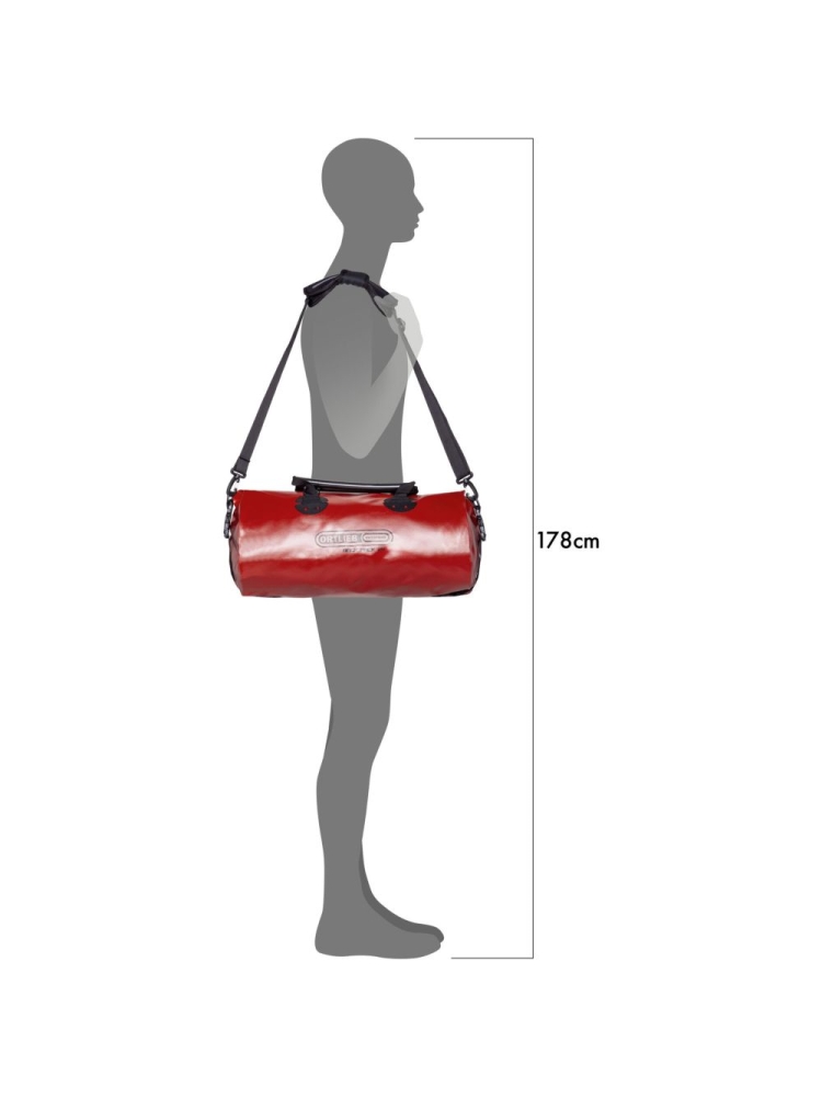 Ortlieb Rack-Pack 24L ROOD OK39 tassen online bestellen bij Kathmandu Outdoor & Travel