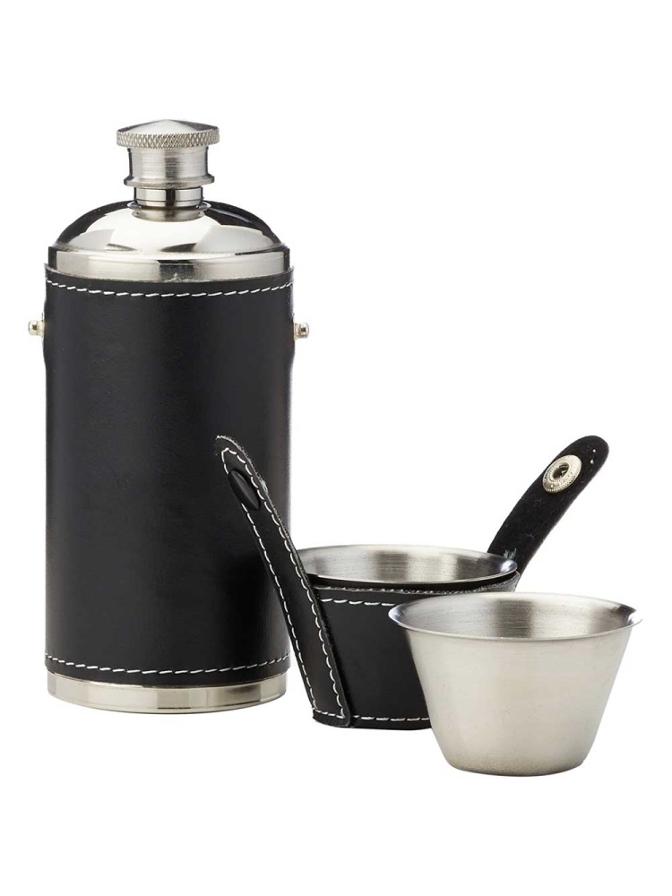 Relags Jachtfles RVS met 2 bekers Zwart 181400 drinkflessen en thermosflessen online bestellen bij Kathmandu Outdoor & Travel