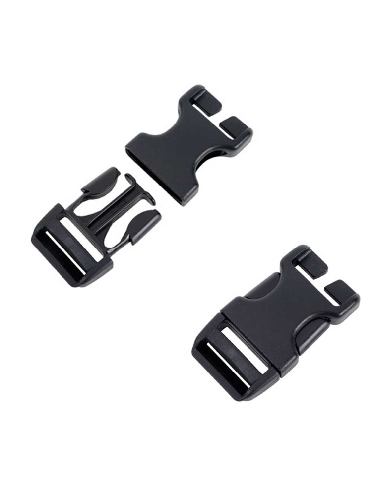 National Moulding Steekgesp 25mm Speciaal (2stuks) Zwart 513650 trekkingrugzakken online bestellen bij Kathmandu Outdoor & Travel