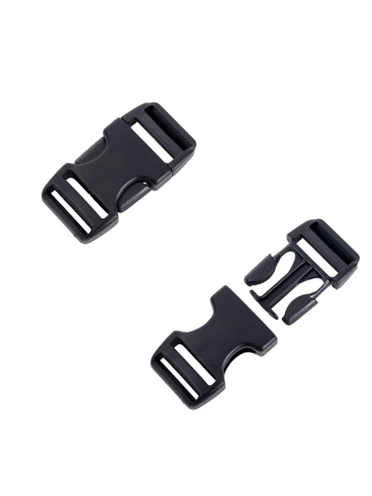National Moulding Steekgesp 25mm dual 2stuks Zwart 340750 trekkingrugzakken online bestellen bij Kathmandu Outdoor & Travel