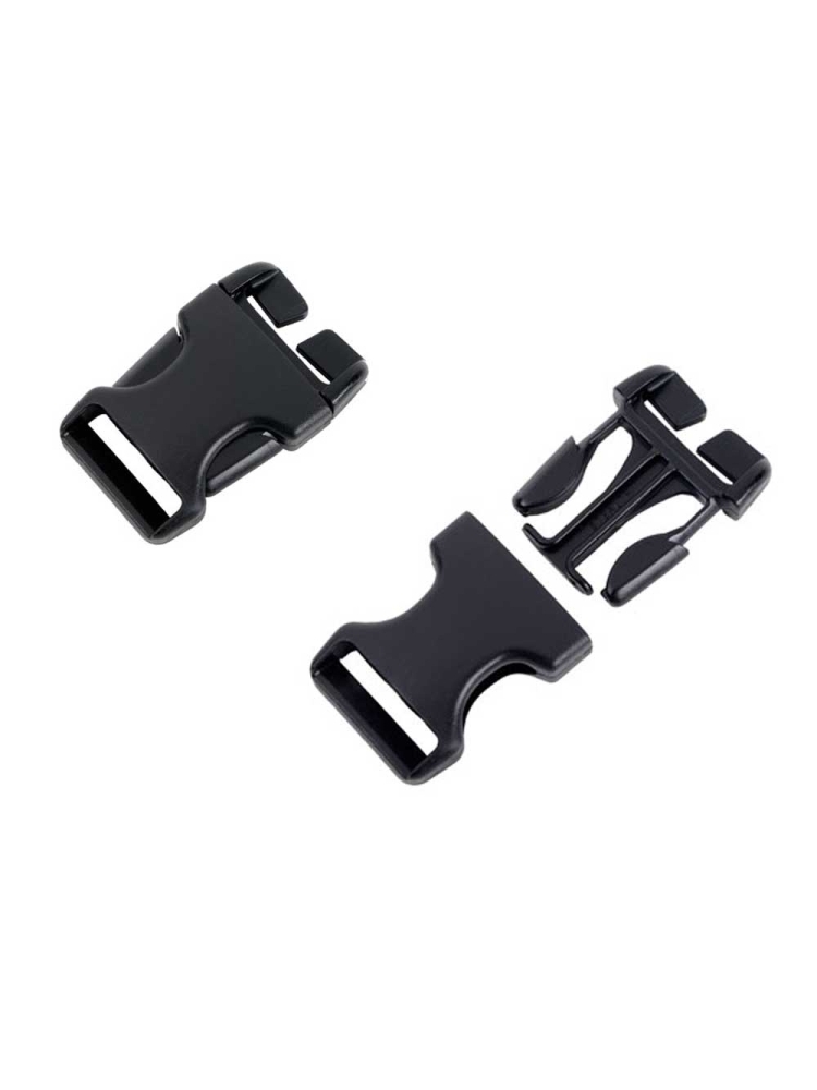 National Moulding Steekgesp 25mm Speciaal II (2stuks) Zwart 513850 trekkingrugzakken online bestellen bij Kathmandu Outdoor & Travel