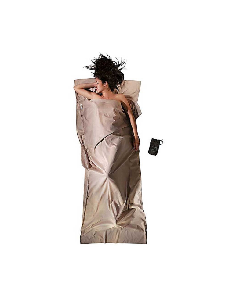 Cocoon TravelSheet Egyptian Cotton Insect Shield Sand CIECT92 lakenzakken en liners online bestellen bij Kathmandu Outdoor & Travel