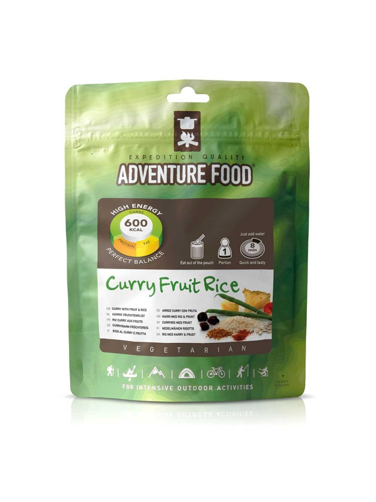 Adventure food Curry Fruit & Rice 1 portie . 1RF maaltijden en voedsel online bestellen bij Kathmandu Outdoor & Travel
