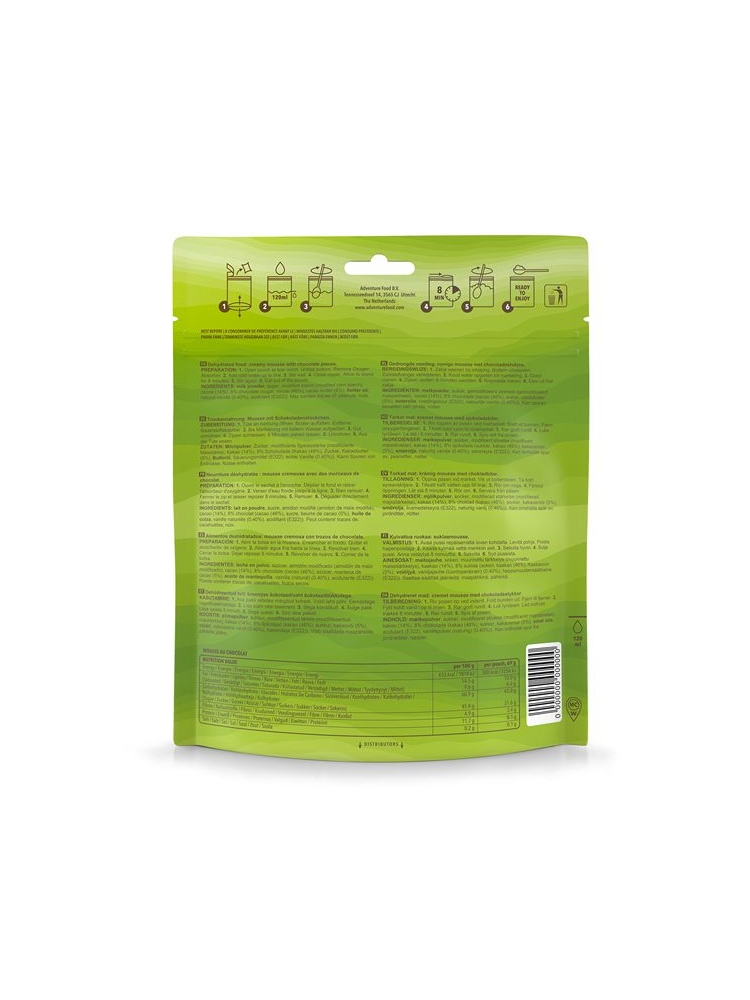 Adventure food Adventure food Chocolade Mousse 1 portie 1MC maaltijden en voedsel Adventure food Chocolade Mousse 1 portie . 1MC maaltijden en voedsel online bestellen bij Kathmandu Outdoor & Travel