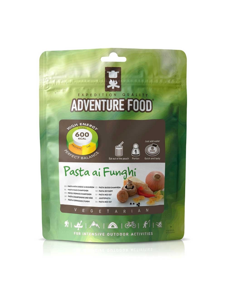 Adventure food Pasta Al Fungi 1 portie . 1PF maaltijden en voedsel online bestellen bij Kathmandu Outdoor & Travel