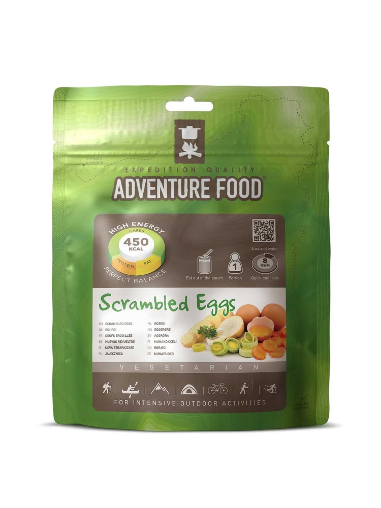Adventure food Scrambled Eggs 1 portie . 1EG maaltijden en voedsel online bestellen bij Kathmandu Outdoor & Travel