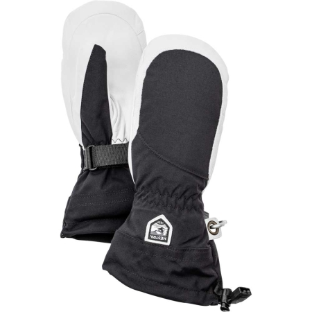 Hestra  Heli Ski mitt women's Black / Off White