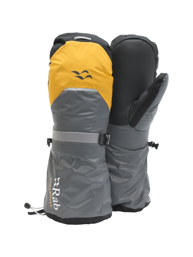 Rab Expedition 8000 Mittens Gold QED-23-GO kleding accessoires online bestellen bij Kathmandu Outdoor & Travel
