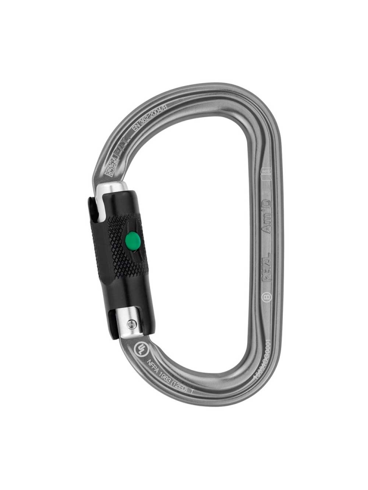 Petzl AM'D Ball Lock Grijs M34A BL karabiners en setjes online bestellen bij Kathmandu Outdoor & Travel