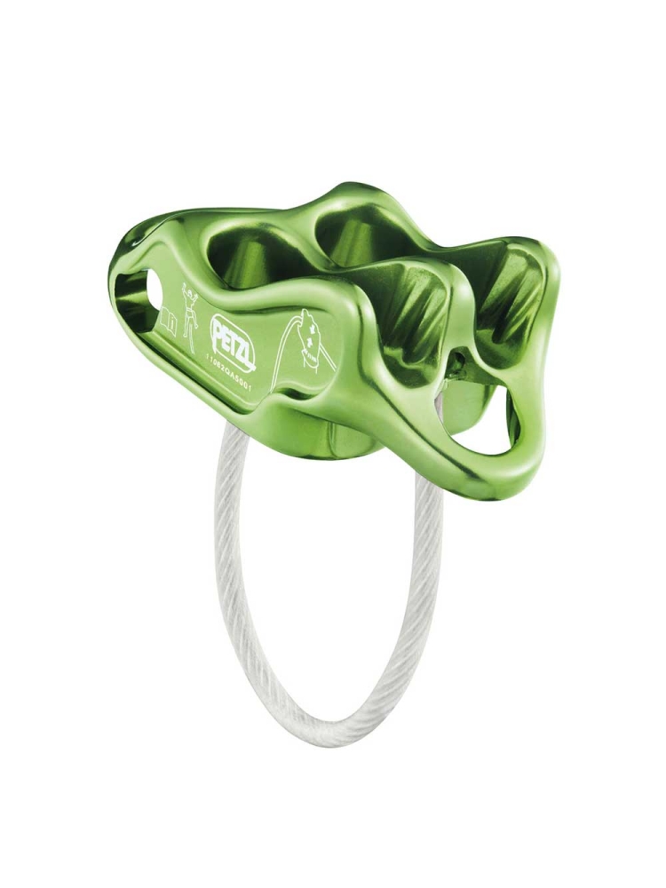 Petzl Reverso  Apple Green D017AA01 zekeren online bestellen bij Kathmandu Outdoor & Travel