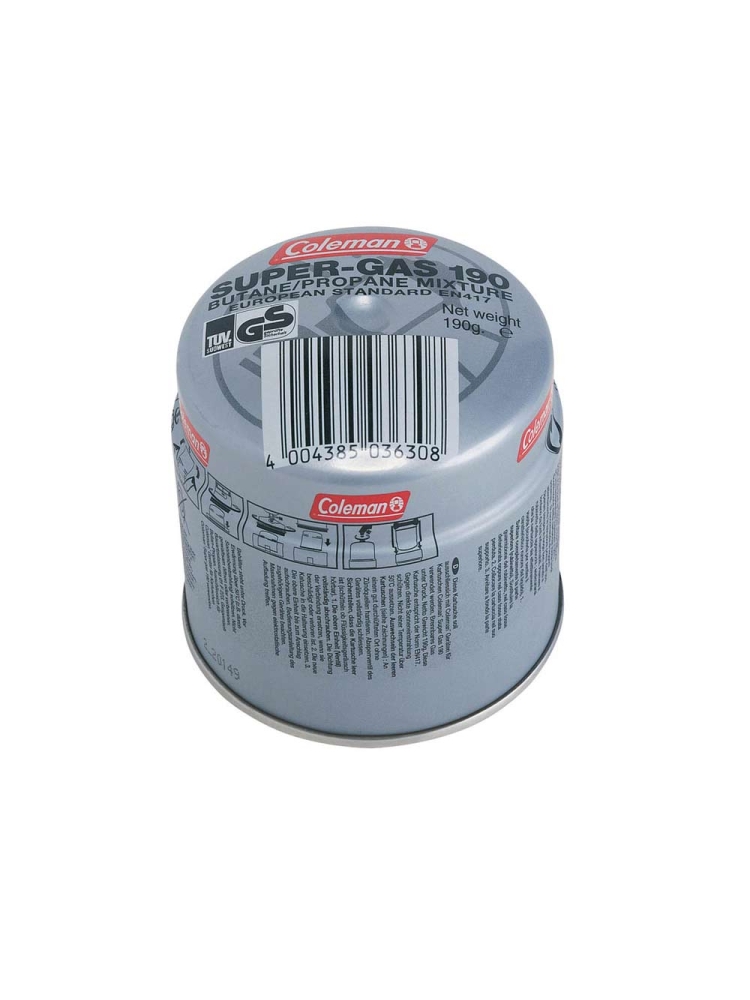 Coleman C190 GLS Cartridge . 3000002280 branders online bestellen bij Kathmandu Outdoor & Travel