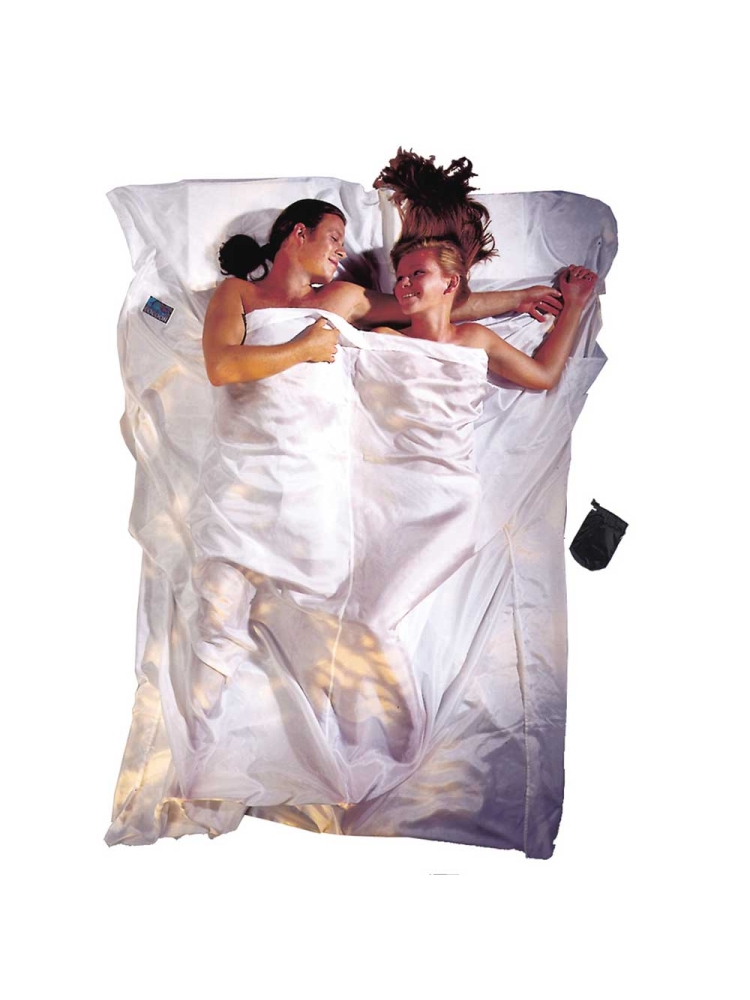 Cocoon TravelSheet Double Silk Natural Silk CSD30 lakenzakken en liners online bestellen bij Kathmandu Outdoor & Travel
