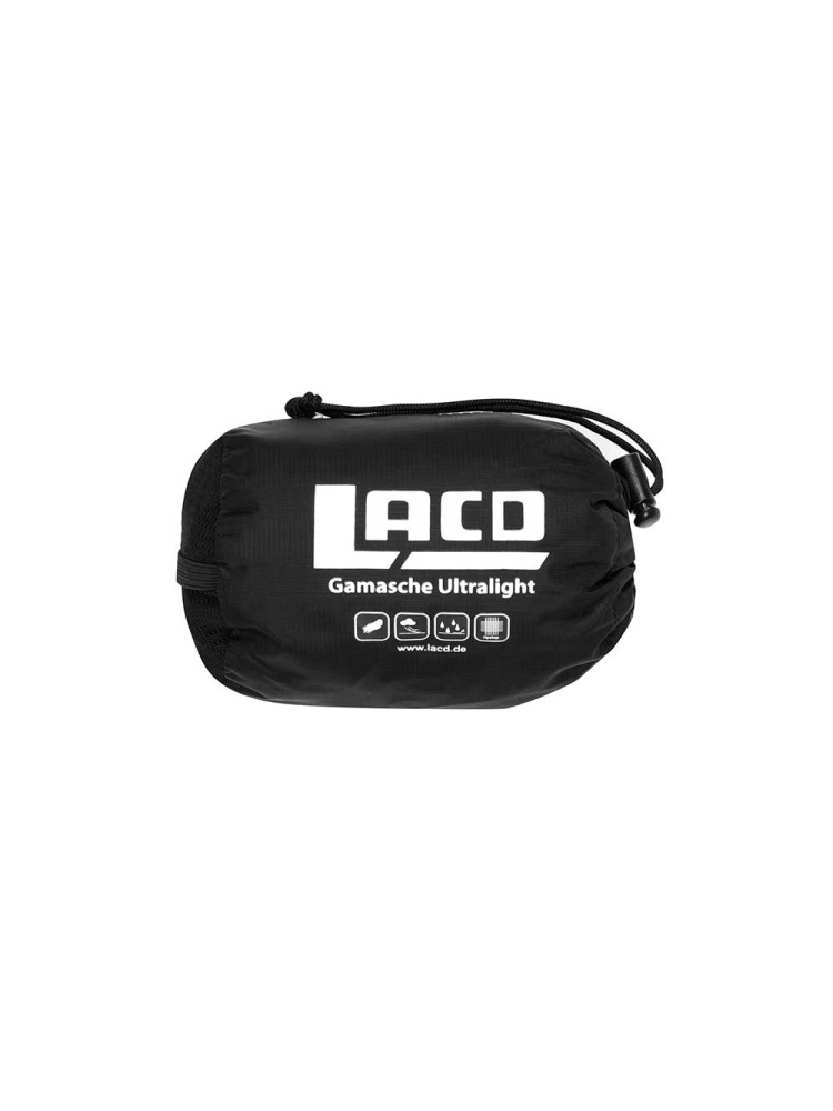 Lacd Gaiter Ultralight Black 1181 wandelstokken en gamaschen online bestellen bij Kathmandu Outdoor & Travel