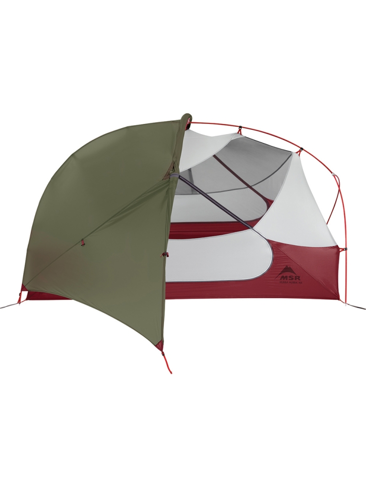 Msr Hubba Hubba NX Green 06204 tenten online bestellen bij Kathmandu Outdoor & Travel