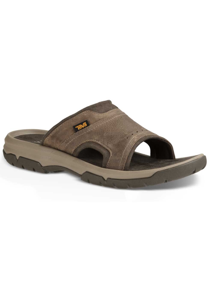 Teva Teva Langdon Slide 1015150-WAL slippers Teva Langdon Slide Walnut 1015150-WAL slippers online bestellen bij Kathmandu Outdoor & Travel