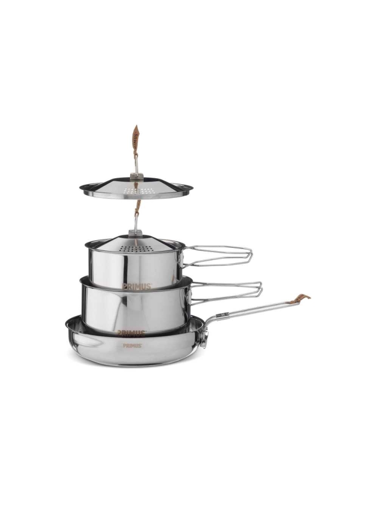 Primus Campfire Cookset Small RVS 738002 koken online bestellen bij Kathmandu Outdoor & Travel