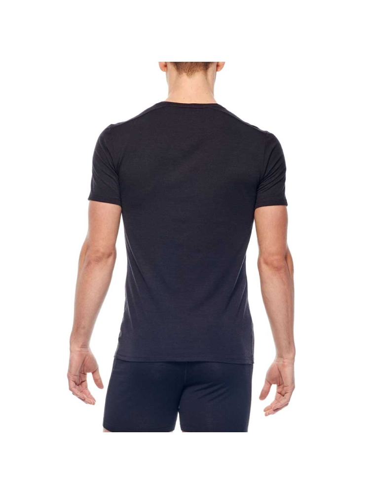 Icebreaker Anatomica Short Sleeve V Black IB103661-0011 onderkleding/thermokleding online bestellen bij Kathmandu Outdoor & Travel