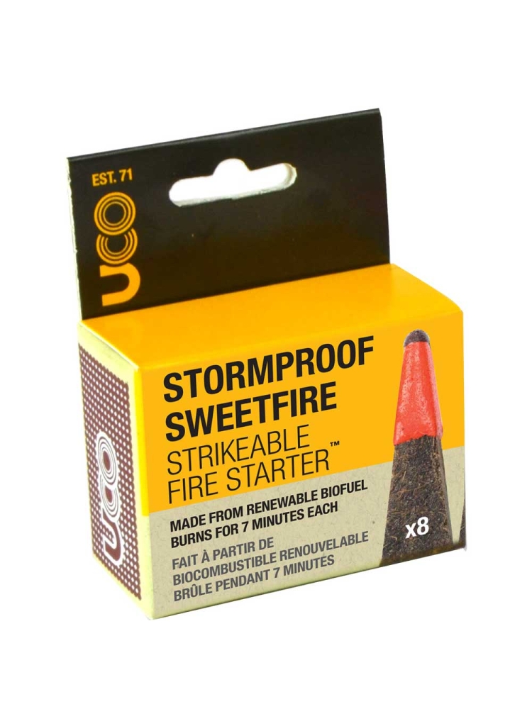 Uco Sweetfire Stormproof Firestarter (8 Pack) . UC MT-SM-SF8P koken online bestellen bij Kathmandu Outdoor & Travel