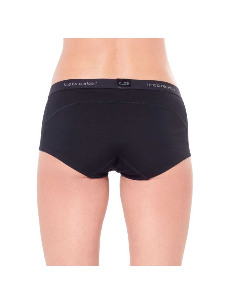 Icebreaker 200 Oasis Boy Shorts Women's Black IB104467-0011 onderkleding/thermokleding online bestellen bij Kathmandu Outdoor & Travel