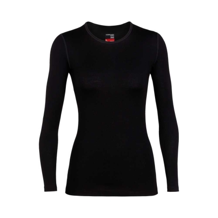 Icebreaker  260 Tech Long Sleeve Crewe Women's Black