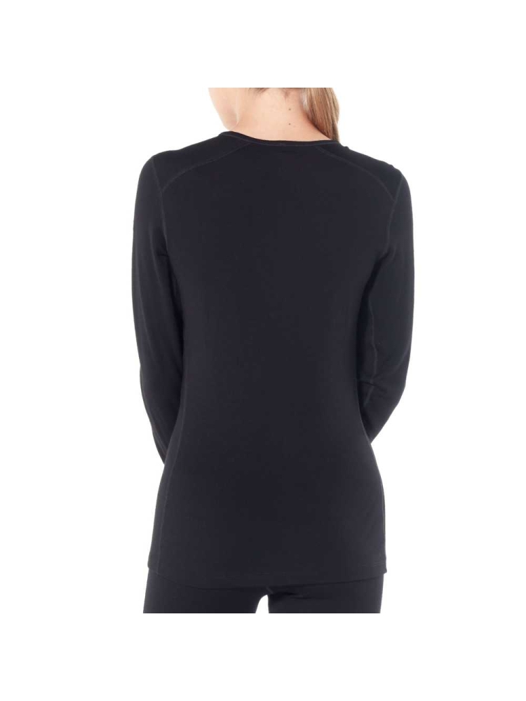 Icebreaker 260 Tech Long Sleeve Crewe Women's Black 104387-0011 onderkleding/thermokleding online bestellen bij Kathmandu Outdoor & Travel