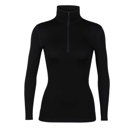 Icebreaker  260 Tech Long Sleeve Half Zip Women's Black*