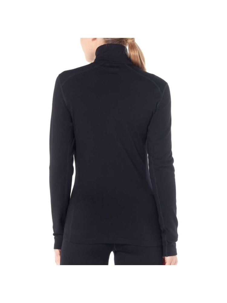 Icebreaker 260 Tech Long Sleeve Half Zip Women's Black* 104390-0011 onderkleding/thermokleding online bestellen bij Kathmandu Outdoor & Travel