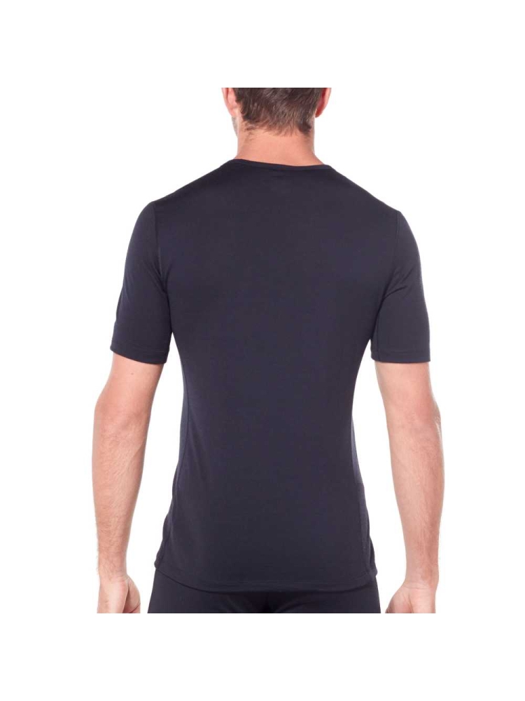 Icebreaker 200 Oasis Short Sleeve Crewe Black IB104509-0011 onderkleding/thermokleding online bestellen bij Kathmandu Outdoor & Travel