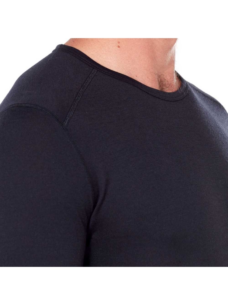 Icebreaker 200 Oasis Short Sleeve Crewe Black IB104509-0011 onderkleding/thermokleding online bestellen bij Kathmandu Outdoor & Travel