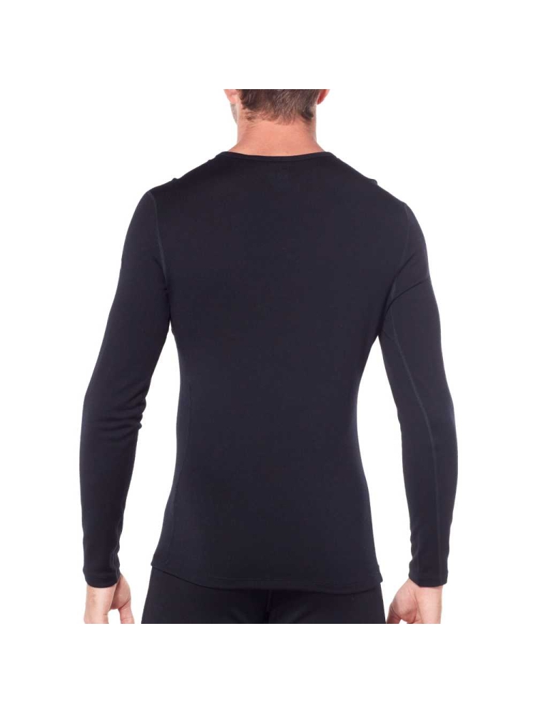 Icebreaker 260 Tech Long Sleeve Crewe Black 104371-0011 onderkleding/thermokleding online bestellen bij Kathmandu Outdoor & Travel