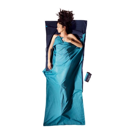 Cocoon  TravelSheet Egyptian Cotton Tuareg/Laguna Blue