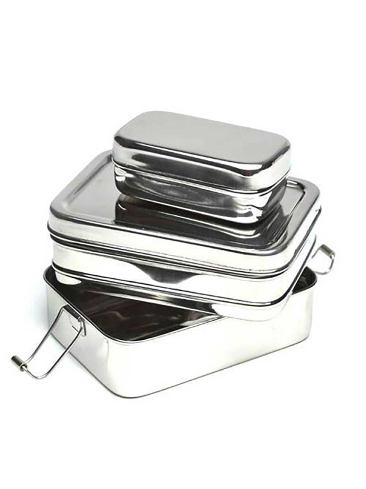 Eco Lunch Box Eco Lunch Box Three-in-one Classic 554813 koken Eco Lunch Box Three-in-one Classic RVS 554813 koken online bestellen bij Kathmandu Outdoor & Travel