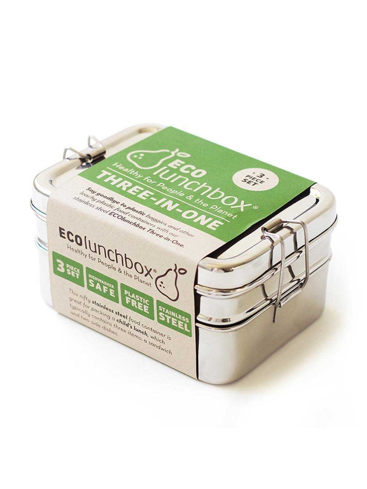 Eco Lunch Box Eco Lunch Box Three-in-one Classic 554813 koken Eco Lunch Box Three-in-one Classic RVS 554813 koken online bestellen bij Kathmandu Outdoor & Travel