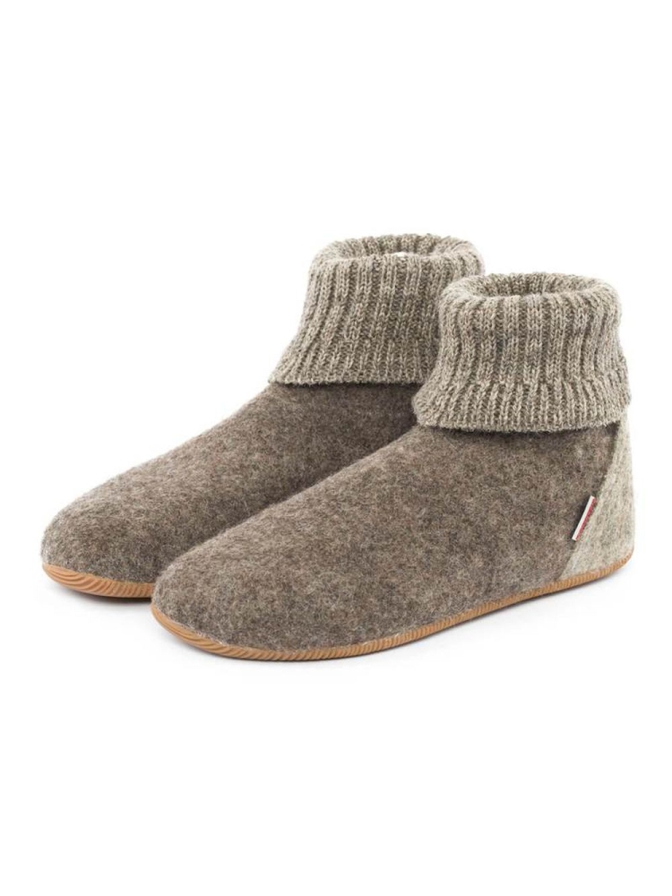 Giesswein Wildpoldsried Taupe 68-10-49230-262 pantoffels en huissokken online bestellen bij Kathmandu Outdoor & Travel