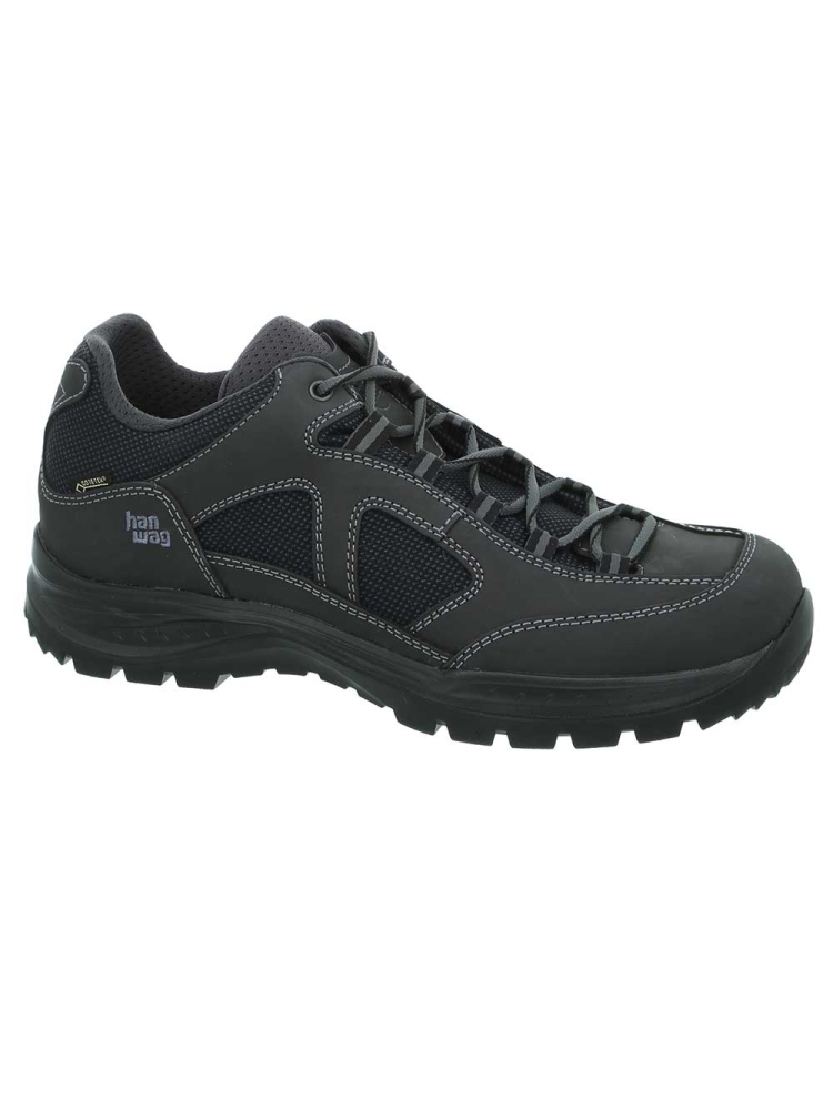 Hanwag Gritstone II Wide GTX Asphalt Black 201600-064012 wandelschoenen heren online bestellen bij Kathmandu Outdoor & Travel